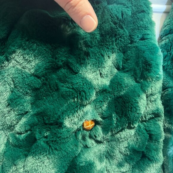 Fancy Winter Faux Fur Pea Coat from Spain - Picture 7 of 15